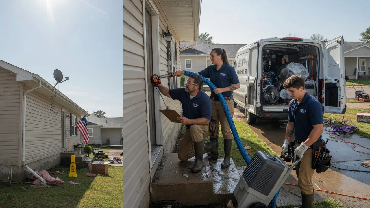 Ceiling Water Damage Restoration in Savonburg, KS near me